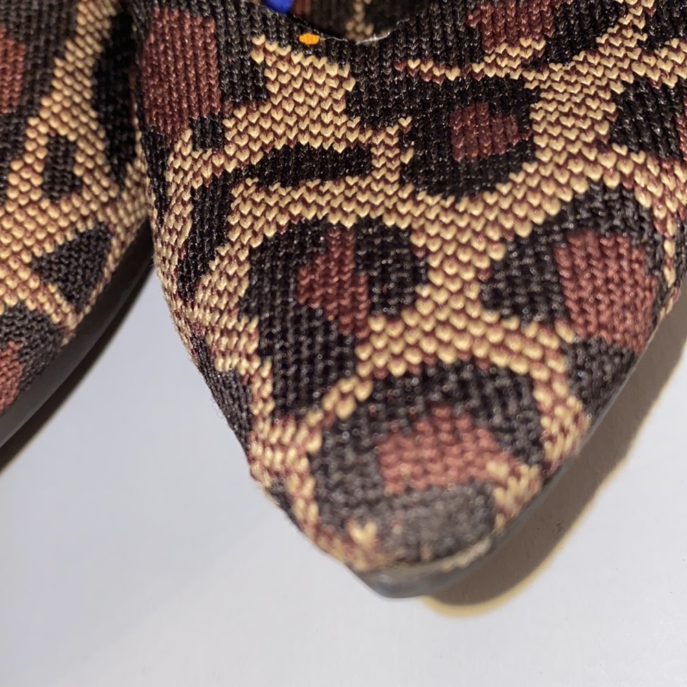 Rothy’s leopard Slip Ons #7.5 - Picture 4 of 6